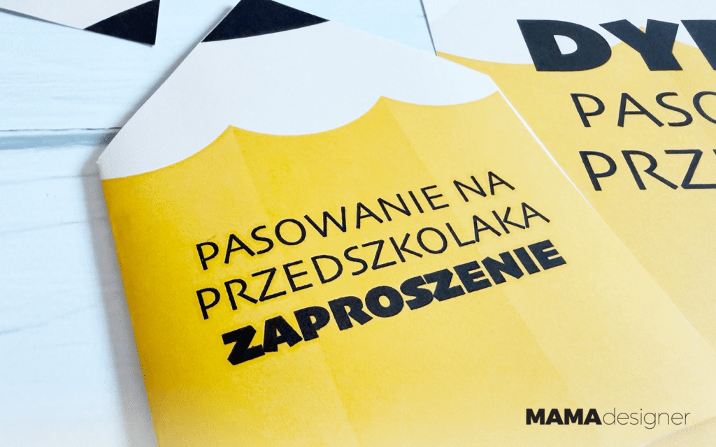 zaproszenie na pasowanie na przedszkolaka do druku